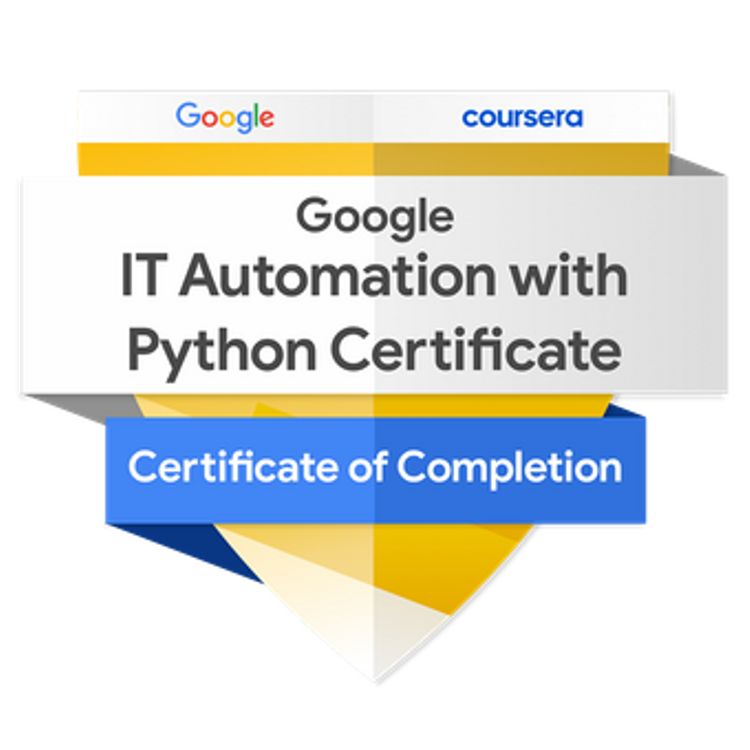 Google IT Automation with Python Professional Certificate image