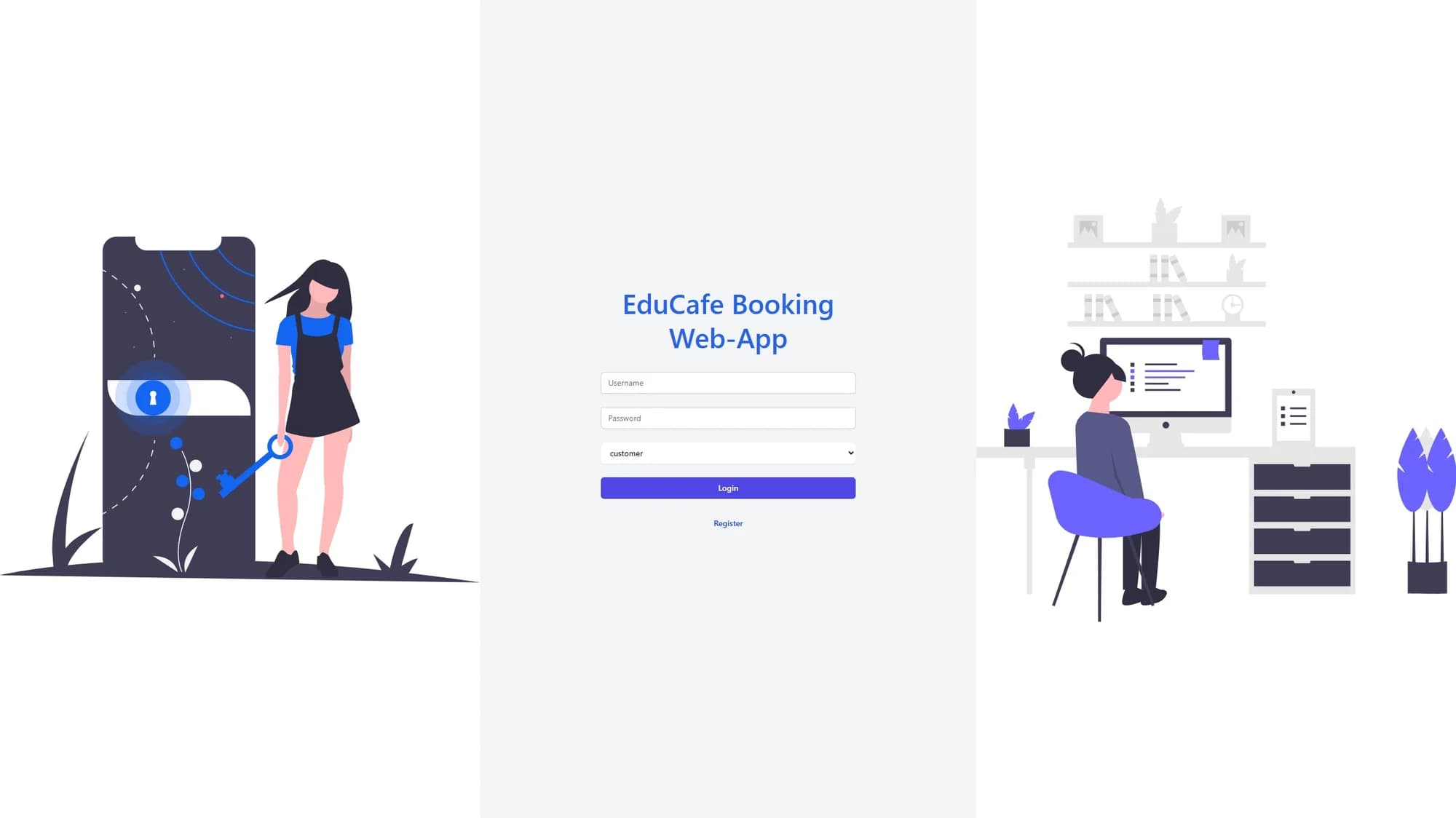EduCafe Booking screenshot