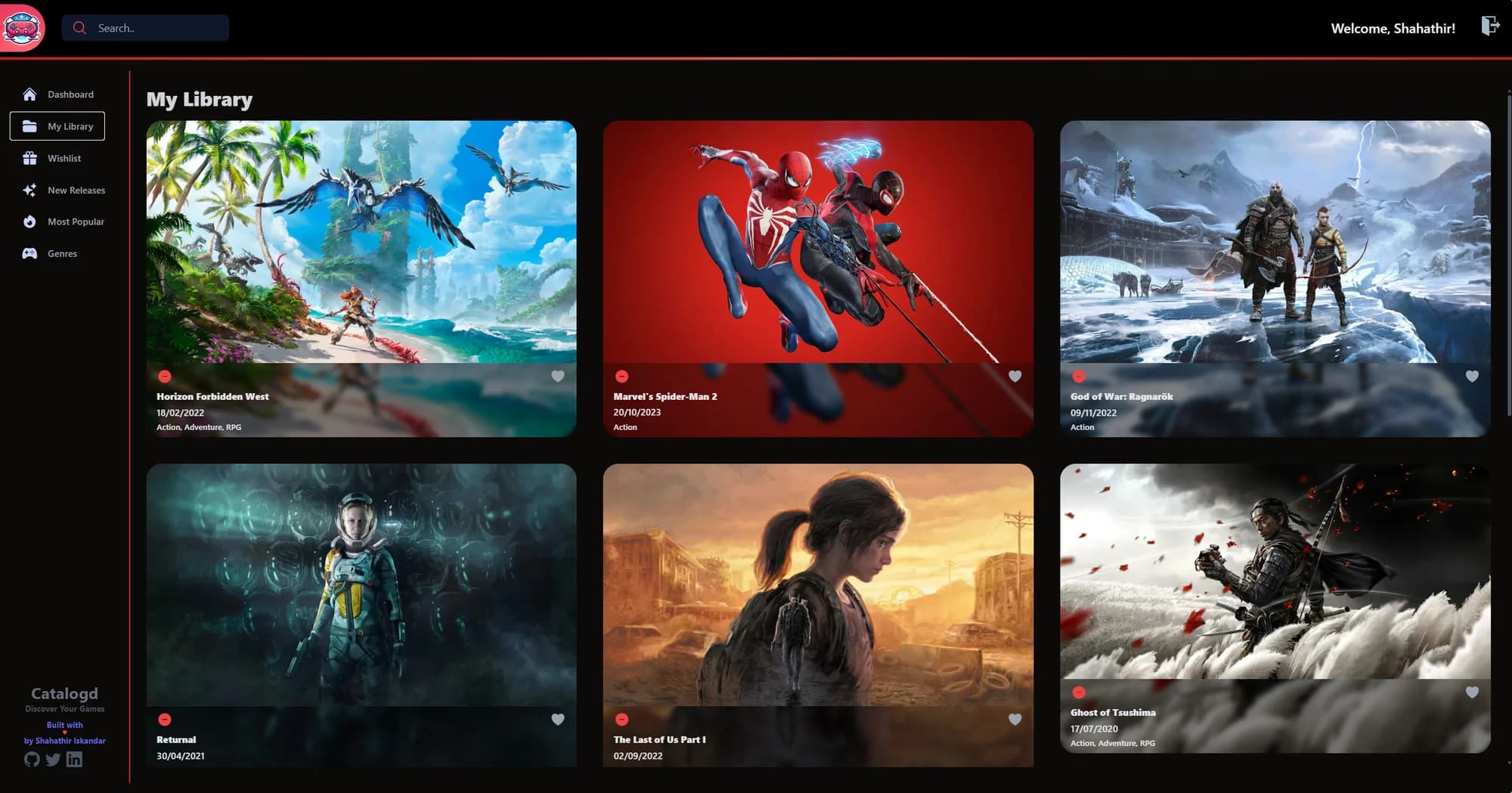 Catalogd screenshot
